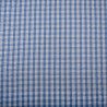 Seersucker ELI Cremeweiß / Blau